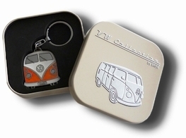 VW BUS T1 BULLI SCHLÜSSELANHÄNGER - ORANGE - VOLKSWAGEN