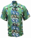 ORIGINAL HAWAIIHEMD - RETRO NIGHT BLOOMING CEREUS - RAINFOREST - DIAMOND HEAD SPORTSWEAR