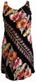 KALAKAUA - ORIGINAL HAWAIIKLEID - ANTHURIUM - BLACK