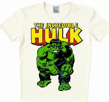 LOGOSHIRT - HULK SHIRT - MARVEL - WEIß