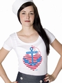 GLAUBE, LIEBE, HOFFNUNG - GIRL SHIRT WEISS