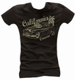 CALIFORNIA CRUISIN 57 - GIRL SHIRT SCHWARZ