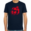 ERIC CANTONA FIGHT CLUB FUSSBALL SHIRT - BLAU