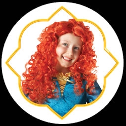 Merida Kinder Perücke - Klicken für grössere Ansicht