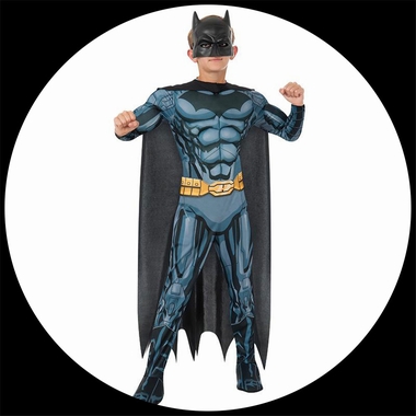 Batman Kinder Kostüm Deluxe - DC Comic - Klicken für grössere Ansicht