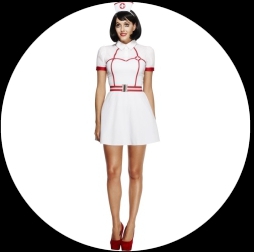 Bed Side Nurse-Nachtschwester Kost�m - Klicken f�r gr�ssere Ansicht