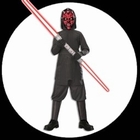 Darth Maul Kinder Kost�m Box mit Doppel-Lichtschwert - Star Wars