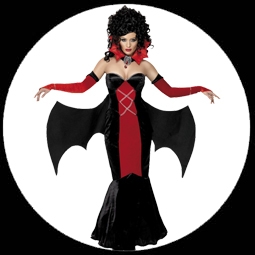 Gothic Vampir Kost�m Damen - Klicken f�r gr�ssere Ansicht