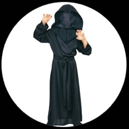 Hidden Face Robe Kinder Kost�m - Tod - Gesichtslos - Klicken f�r gr�ssere Ansicht