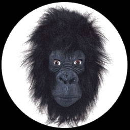 Gorilla Maske Deluxe Erwachsene - Klicken für grössere Ansicht