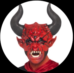 Teufel Maske mit Hrnern - Klicken fr grssere Ansicht