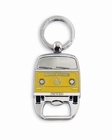 VW T2 BUS SCHL�SSELANH�NGER MIT FLASCHEN�FFNER - GELB