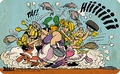 Fr�hst�cksbrettchen - Asterix - Keilerei