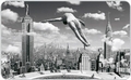 Fr�hst�cksbrettchen New York USA Diver - Max Hernn