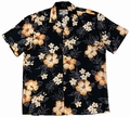 Original Hawaiihemd - Hibiscus Garden - Schwarz - Paradise Found