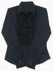 R�schenhemd Ladies - schwarz schwarz