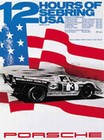 PORSCHE RENNPLAKAT - POSTER