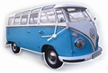 VW T1 Bulli WANDUHR CLASSIC BLAU