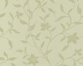 Tapete - Flock II - Lindgrün - Floral