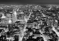 Fototapete - Aussicht Empire State Building - Schwarz - Wei�