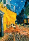 Fototapete - Terrasse de Caf� la Nuit 4-part