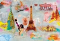 Fototapete - Around the World - Ber�hmte Geb�ude