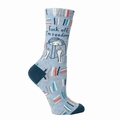 DAMENSOCKEN BLUE Q - FUCK OFF, I'M READING