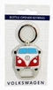  x VW BUS BULLI FLASCHEN�FFNER MIT SCHL�SSELANH�NGER - ROT