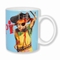  x TASSE - PIPPI LANGSTRUMPF PIRAT BLUE