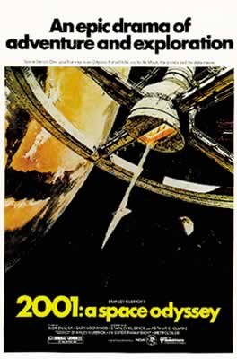 2001 - A SPACE ODYSSEY - POSTER auf einer Berlin Wunschliste / Geschenkidee