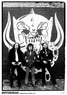 MOT�RHEAD POSTER HARROW ROAD, LONDON 1979