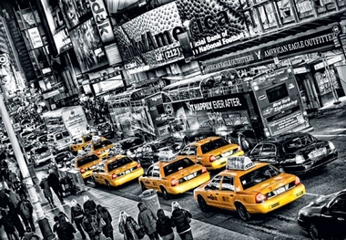 FOTOTAPETE - RIESENPOSTER - NEW YORK - TAXIS auf einer Flums Wunschliste / Geschenkidee