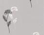 TAPETE - FLOCK II - GRAU - MOHN