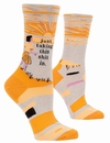 Taking This Shit In - Damensocken Blue Q